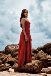 Tube Maxi Dress - Red